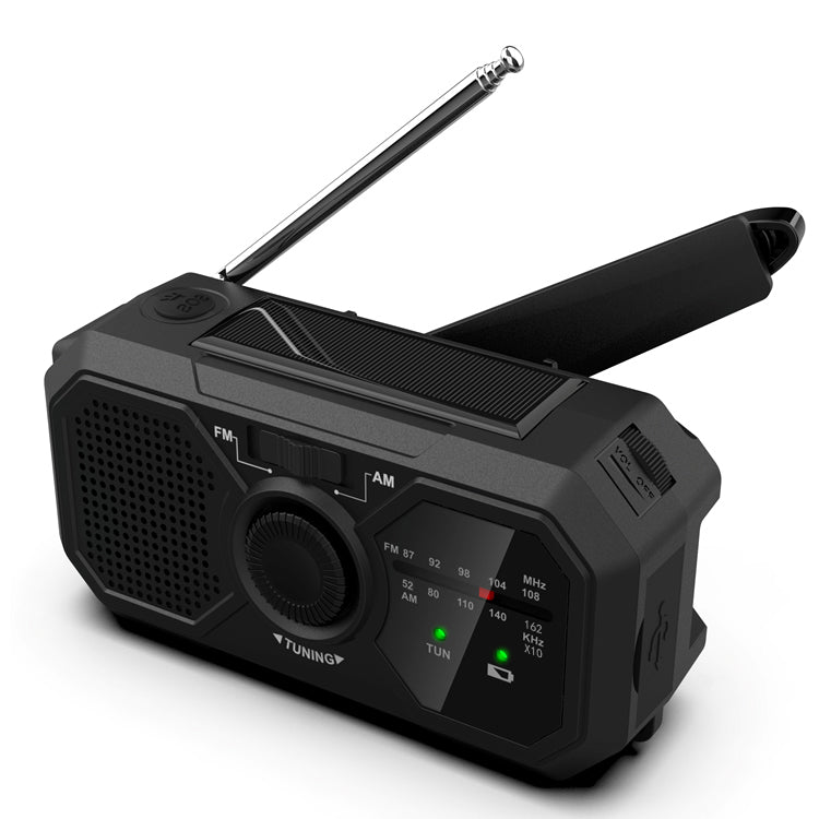 đź“» Emergency Use Crank Lighting Radio- Durable Solar Energy Crank Radio, Easy to Use Solar Radio for Camping, Mountaineering, Fishing, Hiking, Outdoor Survival