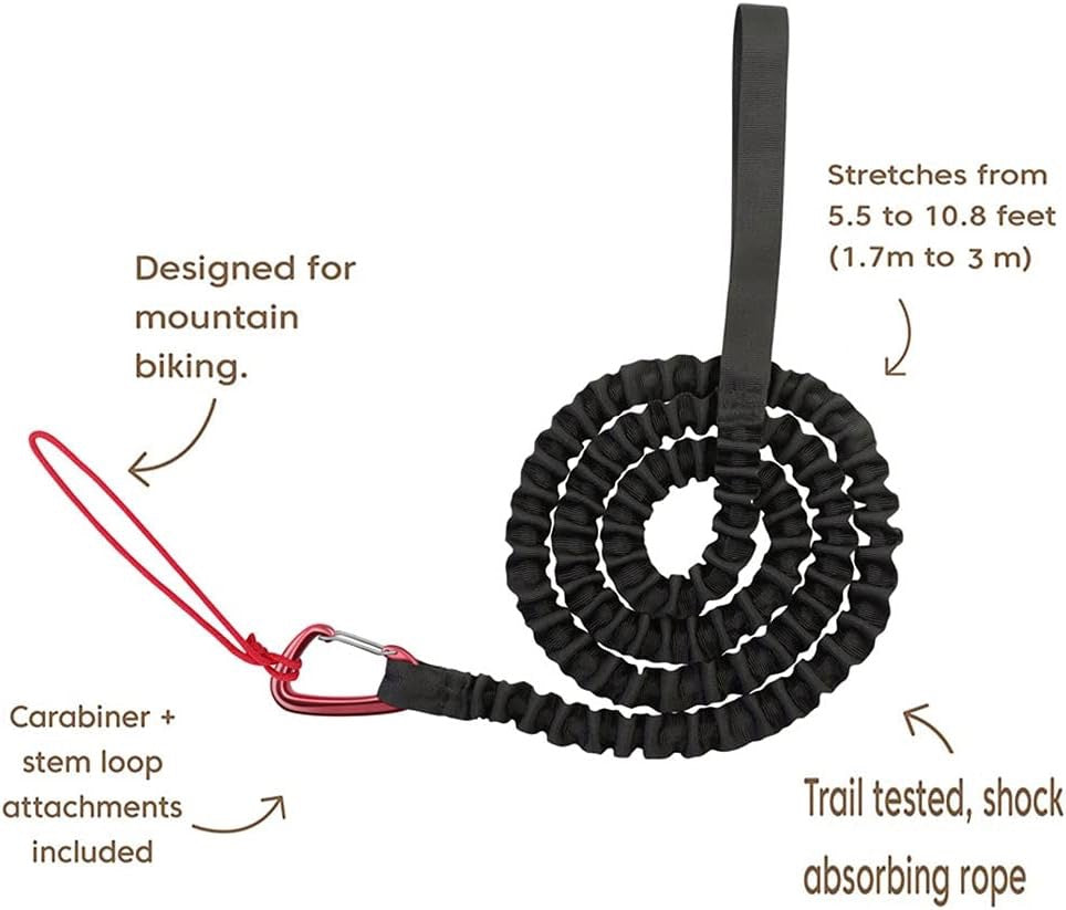 đźš´ Bicycle Tow Rope Bicycle Traction Rope Mountain Parent-Child Pull Rope Convenient Trailer Rope Camping Equipment Edc Outdoor