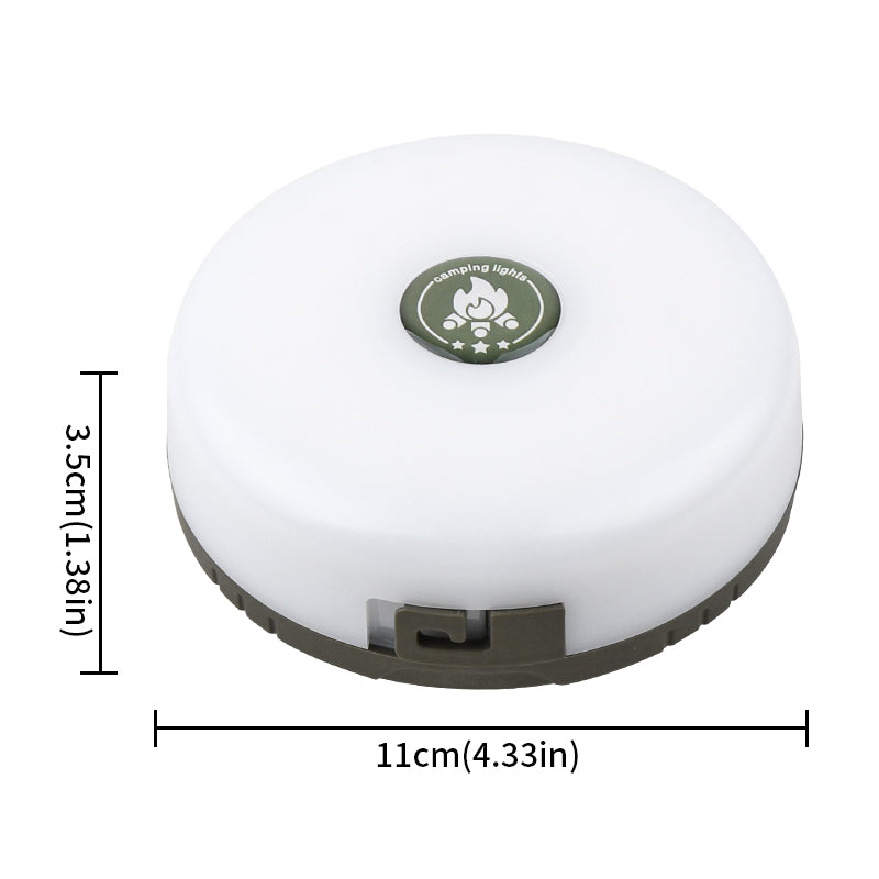 ⛺️ COZYVENT 5 Watt Hoge Helderheid Oprolbare 4-in-1 camping verlichting, draagbaar, oplaadbaar met 7 lichtstanden, waterdichte camping lamp met lange batterijduur voor kamperen, wandelen, decoratie, tuin en buiten, meerkleurig (10 m)