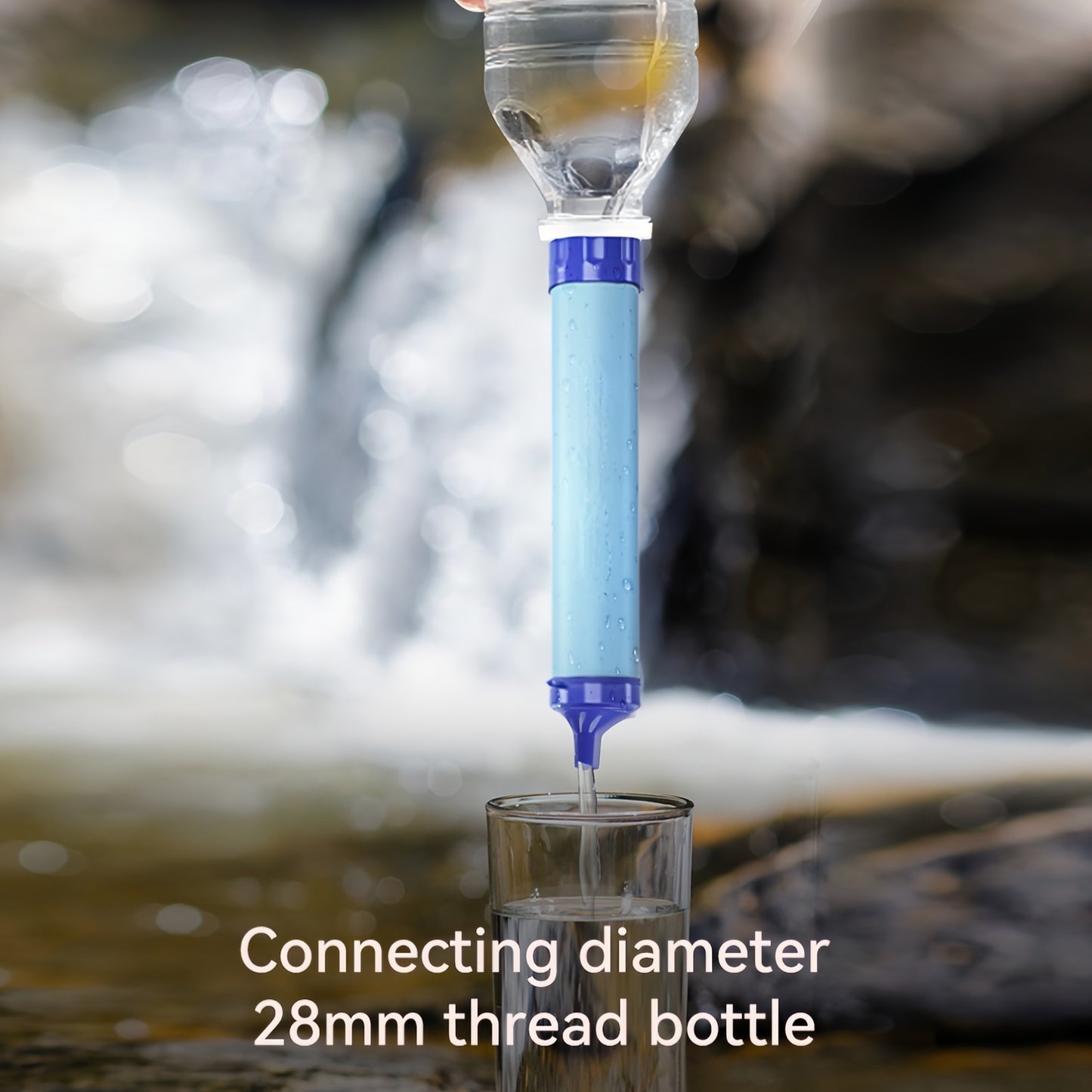 ⛺️ Outdoor Water Filter Personal Water Filtration Straw Emergency Survival Gear Water Purifier for Camping Hiking Backpacking