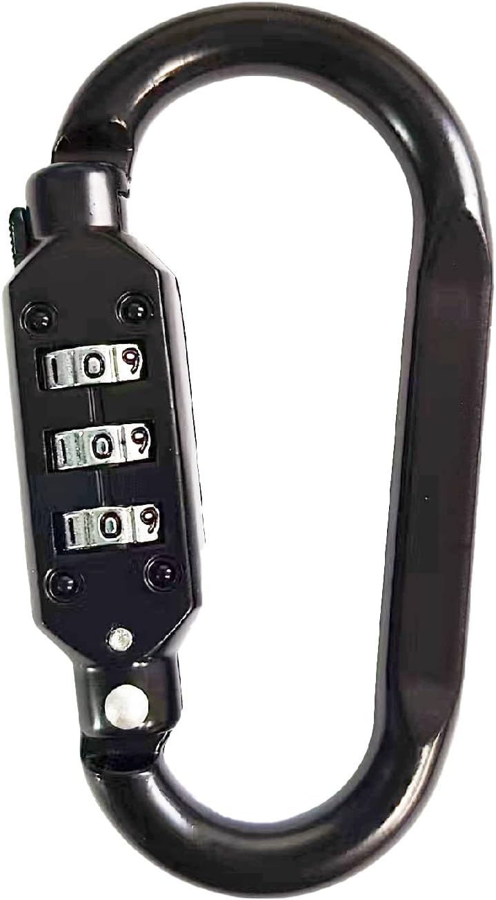 🔒 2PCS Set COZYVENT Anti-thief Luggage Lock 100 cm Extra Long Combination Lock for Bag - Wire Lock 3 mm Thick as Pram Lock, Helmet Lock, Snowboard Lock & Ski Lock - Mini Road Bike & Bicycle Lock with Combination Code