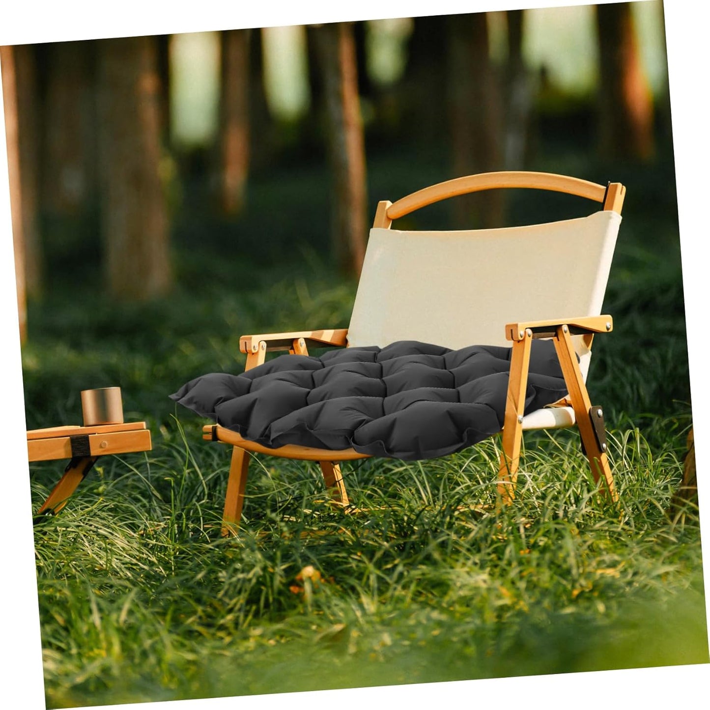 ⛺️ Set van 3 stuks Opblaasbaar zitkussen, lichtgewicht reiszitkussen, camping zitkussen, waterdicht luchtkussen voor op reis, geschikt voor klimmen, wandelen, kantoor, vliegtuig, auto, stadion stoel