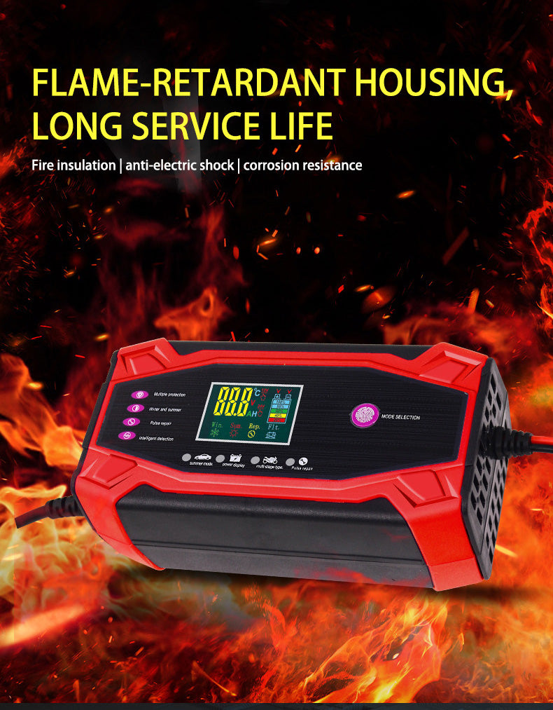 🔋 COZYVENT 10A autolader voor 12V/24V accu's, intelligente druppellader met temperatuurcompensatie, volledig automatische acculader voor auto's, vrachtwagens, grasmaaiers of boten geschikt voor gewone en start-stop-accu's.