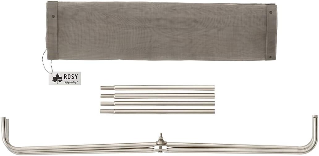 🔥 Logos (LOGOS) ROSY mesh fire pit foldable lightweight  aluminium and stainless steel 43* 43CM