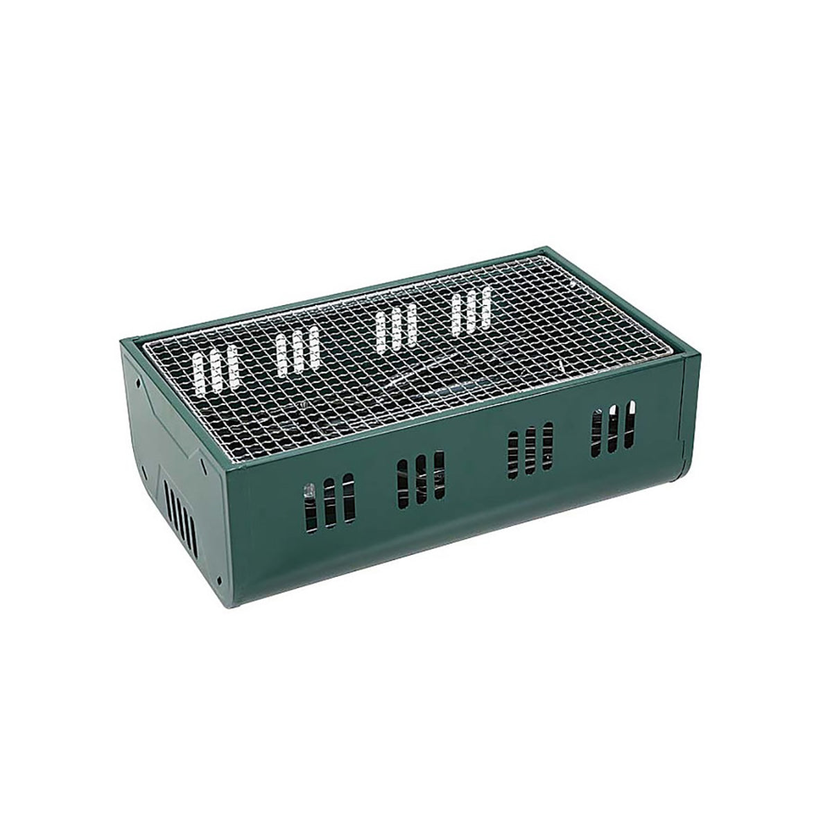 🔥 CAPTAIN STAG 420 M-6377 Draagbare, lichtgewicht en eenvoudige houtskool barbecue voor 4 personen, perfect opvouwbaar, premium barbecue voor buitenactiviteiten, kampeerders, barbecue-liefhebbers, reizen, parken, stranden, natuurgebieden, groen