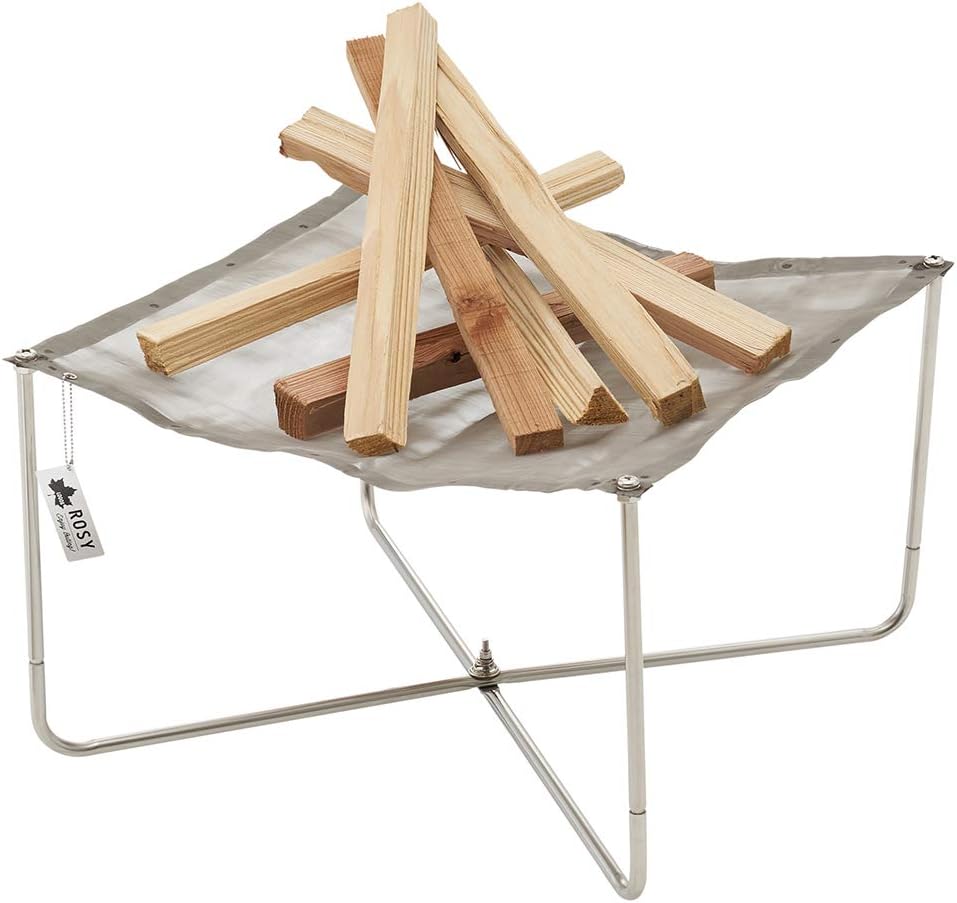 🔥 Logos (LOGOS) ROSY mesh fire pit foldable lightweight  aluminium and stainless steel 43* 43CM