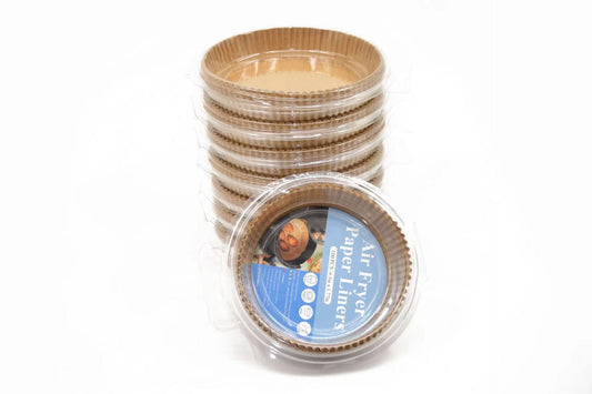 🔥 AirFryer Wegwerpbakjes XL - Tot 220º - Olie Afstotend - AirFryer Bakpapier 50 stuks - 23CM