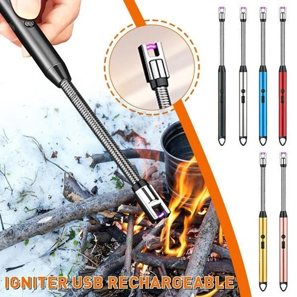🔥 COZYVENT Electronic Pulse Igniter and glove set Windproof Fireless Electric Lighter – Rechargeable Smart Spark Gun