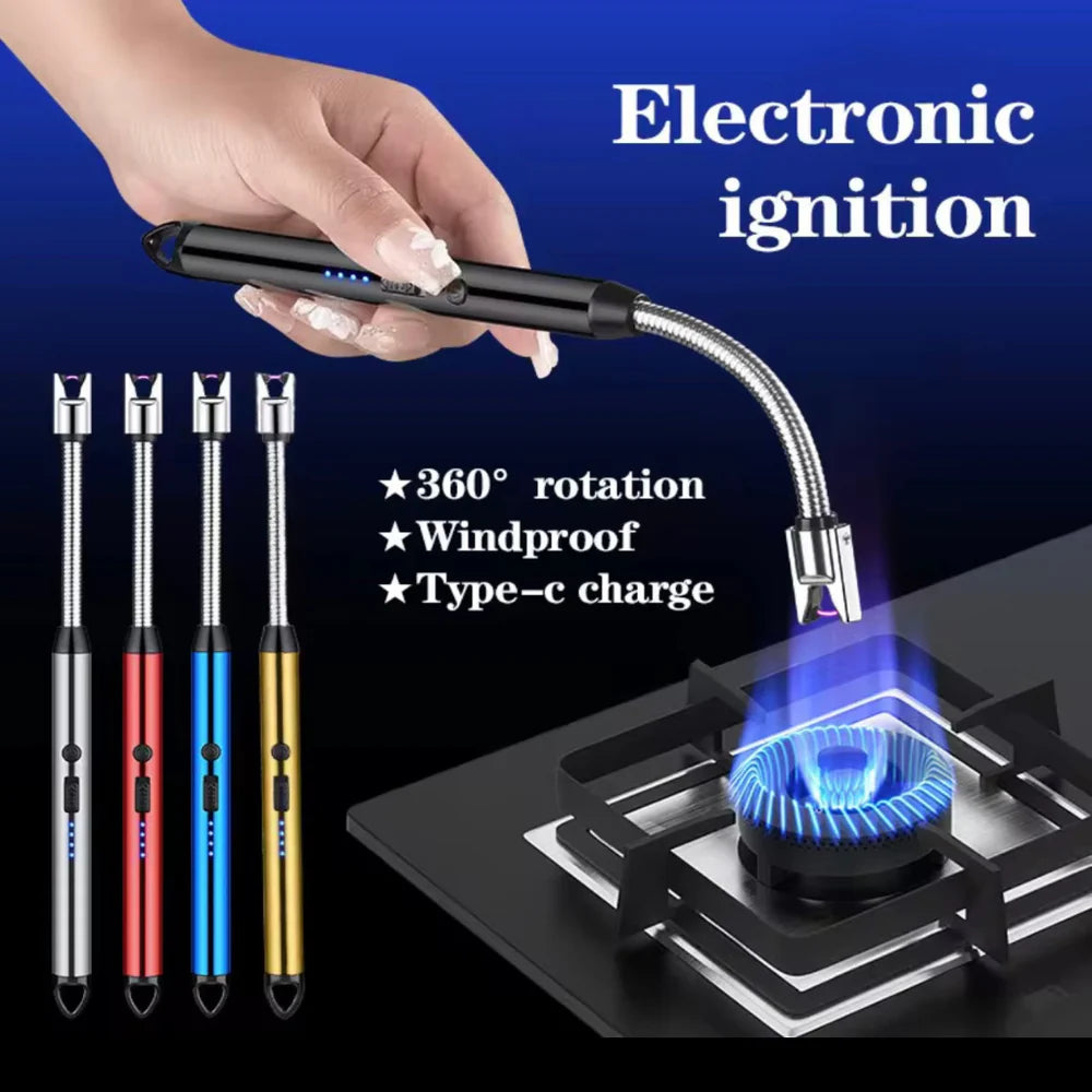 🔥 COZYVENT Electronic Pulse Igniter and glove set Windproof Fireless Electric Lighter – Rechargeable Smart Spark Gun