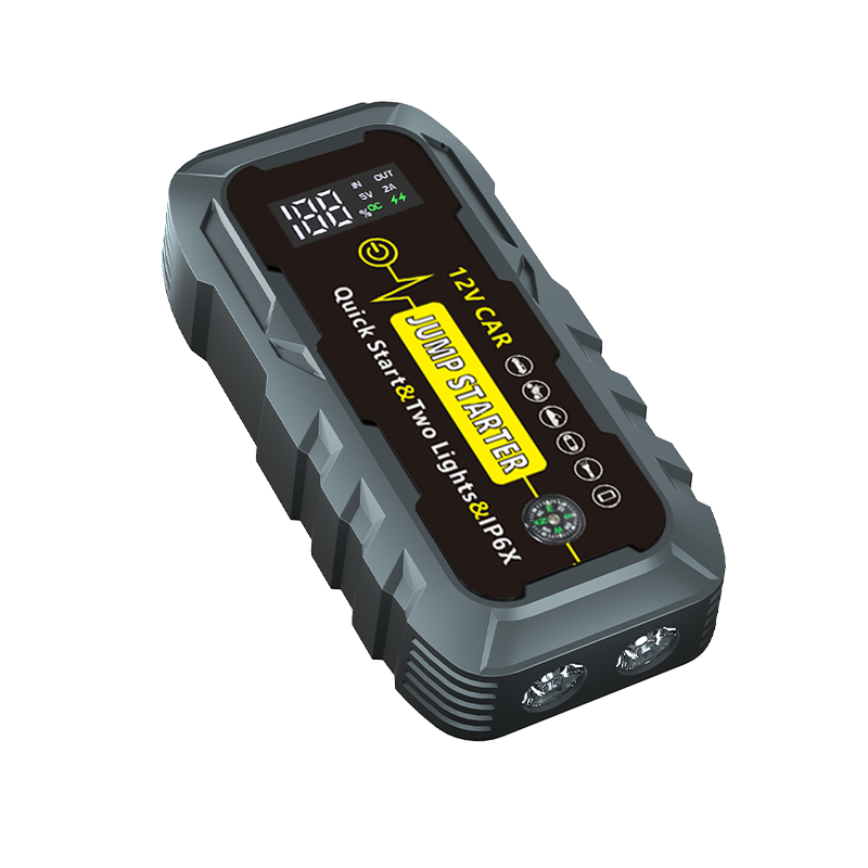 ⚡️  COZYVENT Noodaccu starter Accubooster Set 1500 Ampère 12 Volt UltraSafe Draagbare Lithium Autoaccu Startpakket, Jump Starter met dubbele led-zaklamp Powerbank en Boosterkabels voor benzinemotoren tot 6 liter en dieselmotoren tot 4 liter.