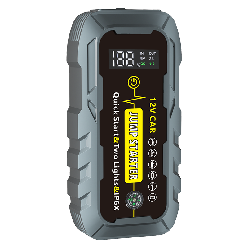 ⚡️  COZYVENT Noodaccu starter Accubooster Set 1500 Ampère 12 Volt UltraSafe Draagbare Lithium Autoaccu Startpakket, Jump Starter met dubbele led-zaklamp Powerbank en Boosterkabels voor benzinemotoren tot 6 liter en dieselmotoren tot 4 liter.