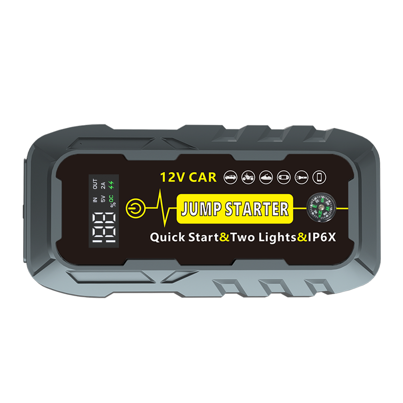 ⚡️  COZYVENT Noodaccu starter Accubooster Set 1500 Ampère 12 Volt UltraSafe Draagbare Lithium Autoaccu Startpakket, Jump Starter met dubbele led-zaklamp Powerbank en Boosterkabels voor benzinemotoren tot 6 liter en dieselmotoren tot 4 liter.