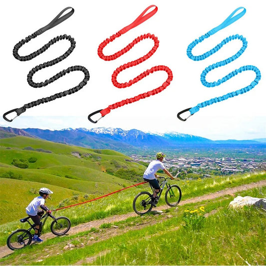 🚴 Bicycle Tow Rope Bicycle Traction Rope Mountain  Parent-Child Pull Rope Convenient Trailer Rope Camping Equipment  Edc  Outdoor